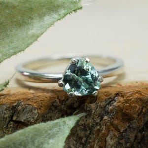 Tourmaline Ring, Natural Untreated Afghanistan Green Tourmaline; 0.785cts