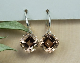 Topaz Earrings; Natural Untreated Ukraine Topaz; 15.10cts