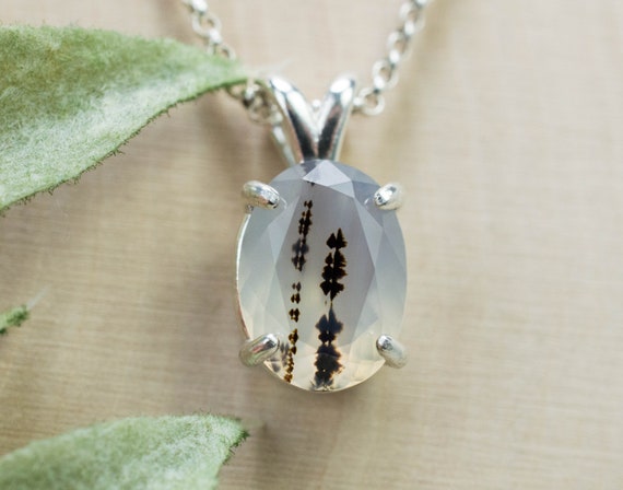 Montana Moss Agate Pendant Natural Untreated Montana Agate 2.995cts Etsy UK