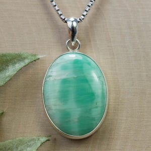 Variscite Pendant, Natural Untreated Australia Variscite