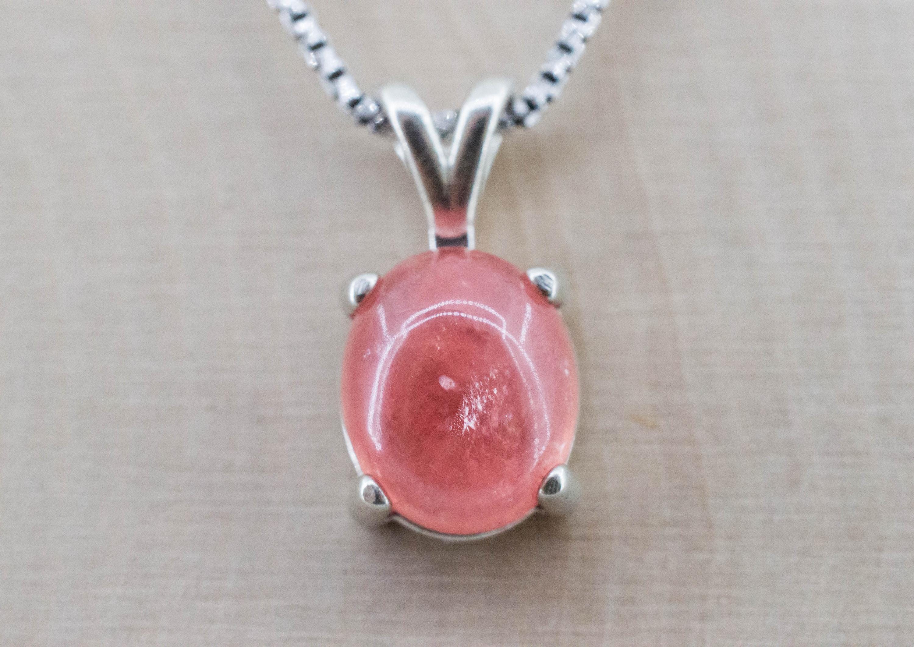 ロードクロサイトペンダント；天然未処理米国産スウィートホームロード