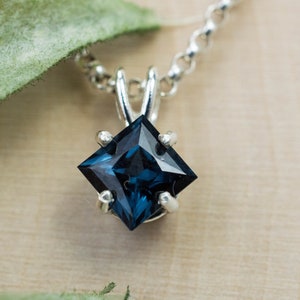 Blue Spinel Pendant; Genuine Untreated Sri Lanka Spinel