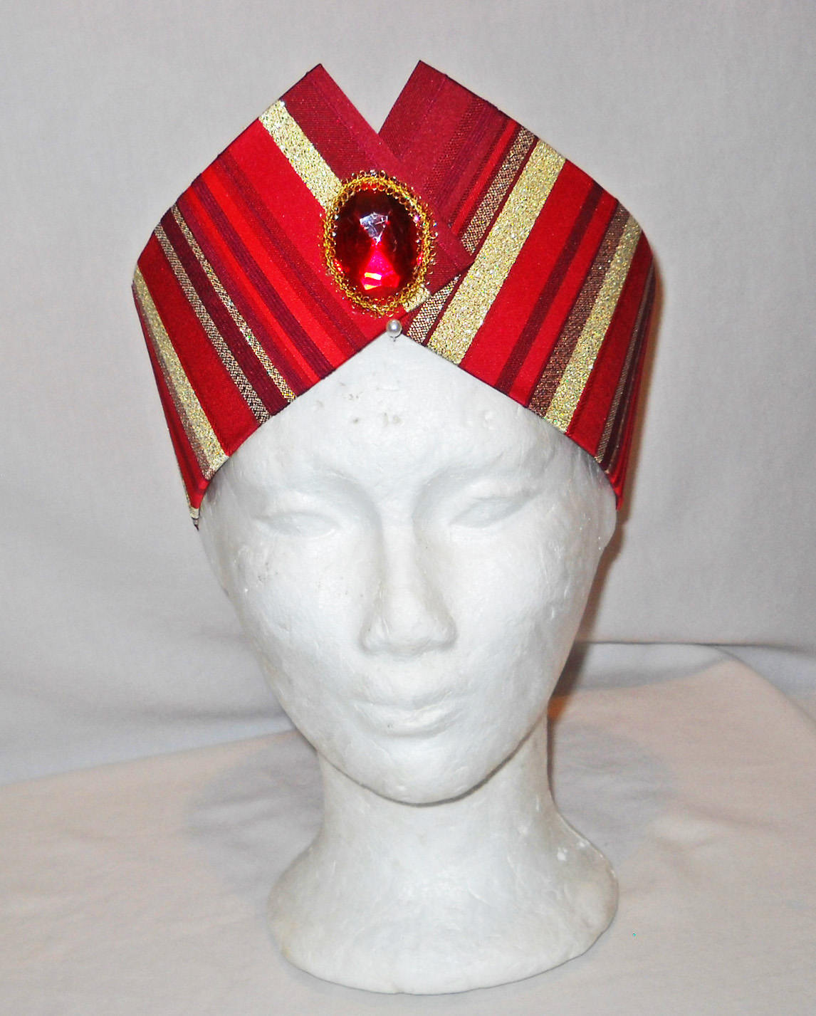 Red and Gold Wise Man Magi Nativity Costume Headpiece Crown Etsy