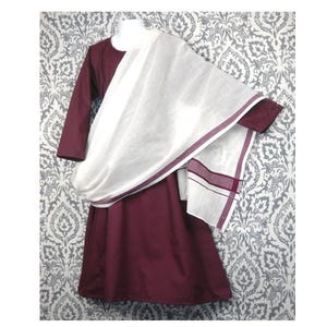 Kid Sz 6x Saint Costume for All Saints Day Ancient Lady Saint IN STOCK