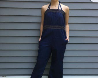 1970s Landlubber Denim Jumpsuit