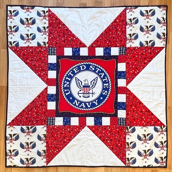 US Navy Tartan Quilt