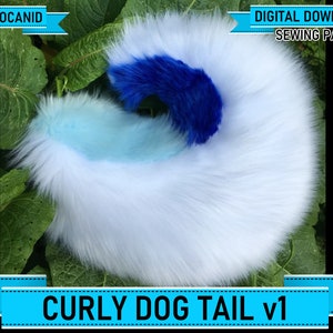 Curly Tail v1 Pattern Digital PDF/Tutorial, A4/ANSI Letter image 1