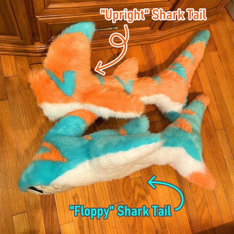 Floppy Shark Fish Tail Pattern Digital PDF/Tutorial, A4/ANSI Letter image 6