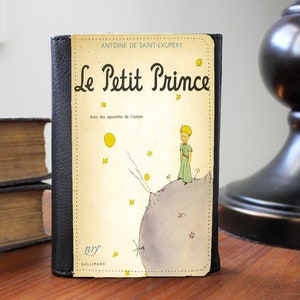 Portafoglio bifold con pochette Le Petit Prince, copertina del libro francese