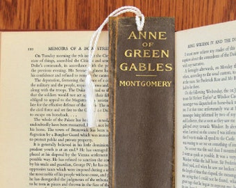 Anne of Green Gables Book Spine Felt Tasseled Bookmark 2x7"