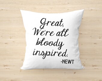 Cadeau super inspiré de « We're all Bloody Inspired »