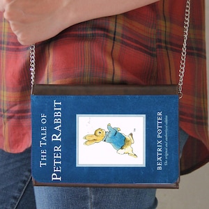The Tale Of Peter Rabbit Book Cover Faux Leather Purse Handbag