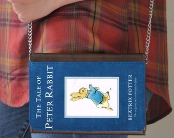 The Tale Of Peter Rabbit Book Cover Faux Leather Purse Handbag