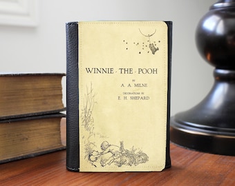 Portefeuille à deux volets en similicuir Winnie l'ourson avec couverture de livre