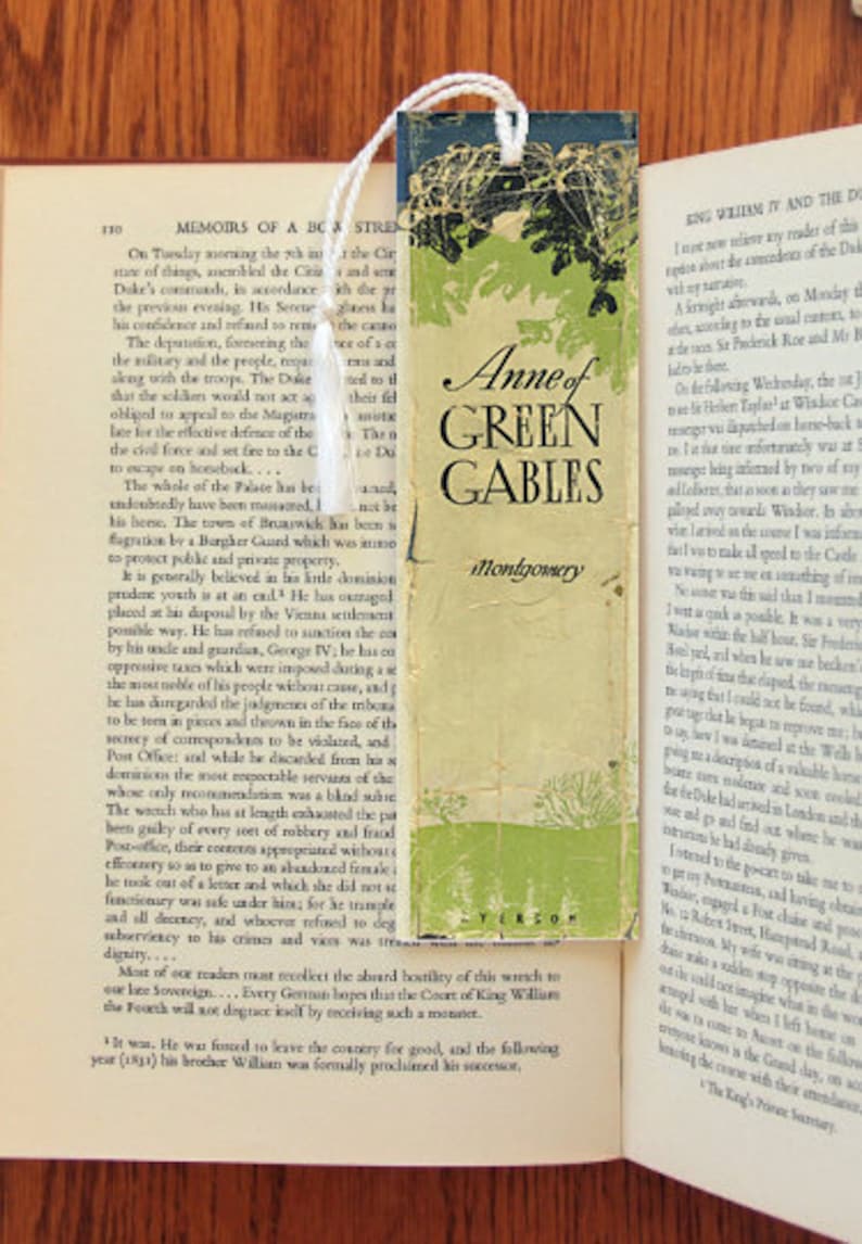 Anne of Green Gables Book Spine Felt Tasseled Bookmark bild 2
