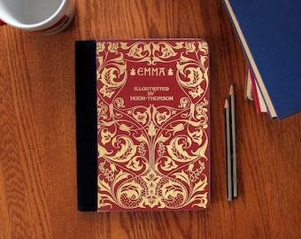 Carnet de notes Emma par Jane Austen avec couverture de livre