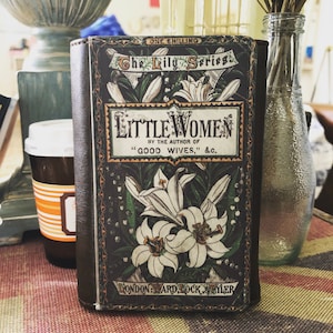 Little Women Book Cover Faux Leather Bifold Wallet