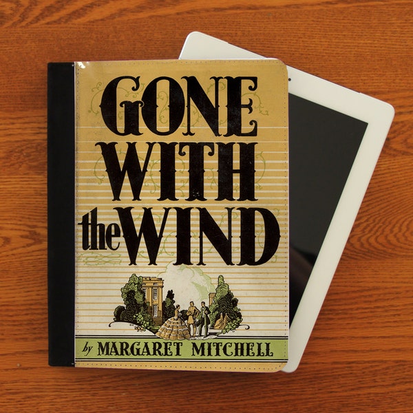 Gone With The Wind First Edition Book Cover iPad 2,3,4, iPad Mini, Leather Canvas and Suede Protection Case