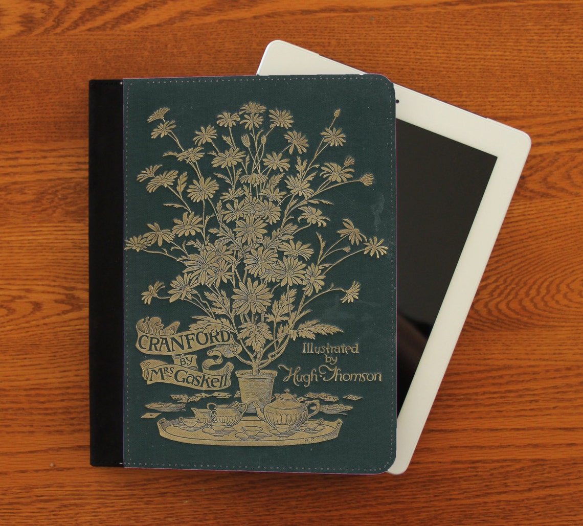 Cranford Book Cover Ipad 234 Ipad Mini Leather Canvas and Etsy