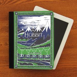 The HOBBIT  Book Cover iPad 2,3,4, iPad Mini, Leather Canvas and Suede Protection Case