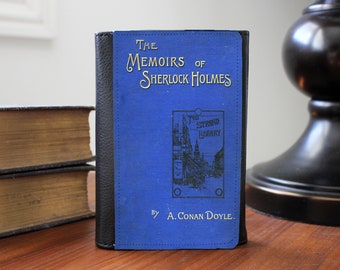 Cartera con tapa del libro Las memorias de Sherlock Holmes