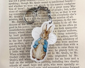 Peter Rabbit Illustration Keychain Great Gift!!!