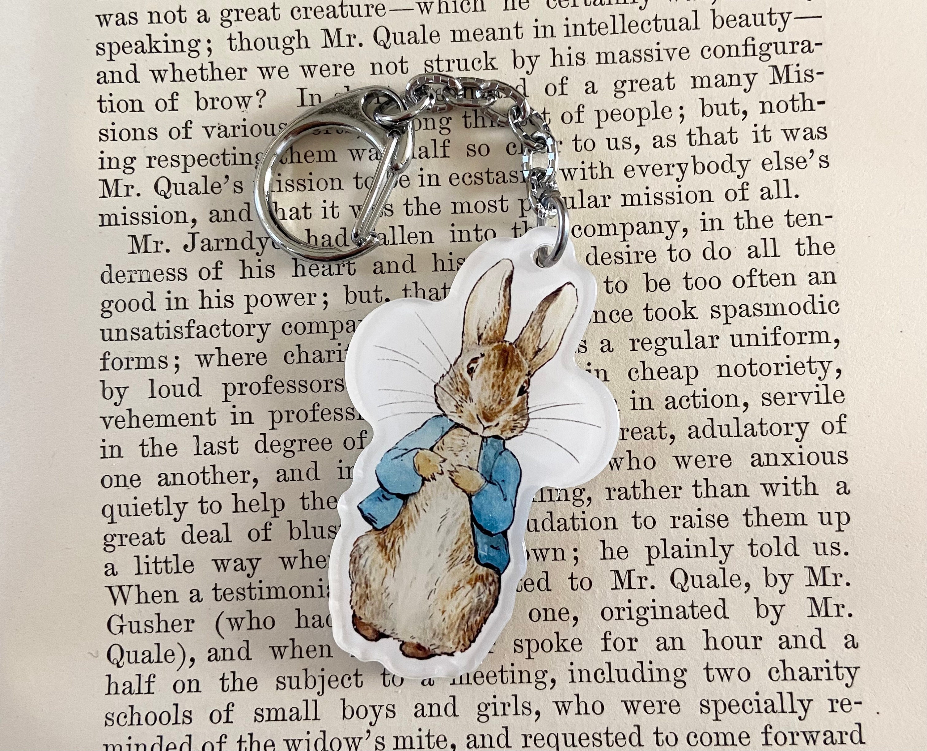 Peter Rabbit Illustration Keychain Great Gift!!! - Etsy