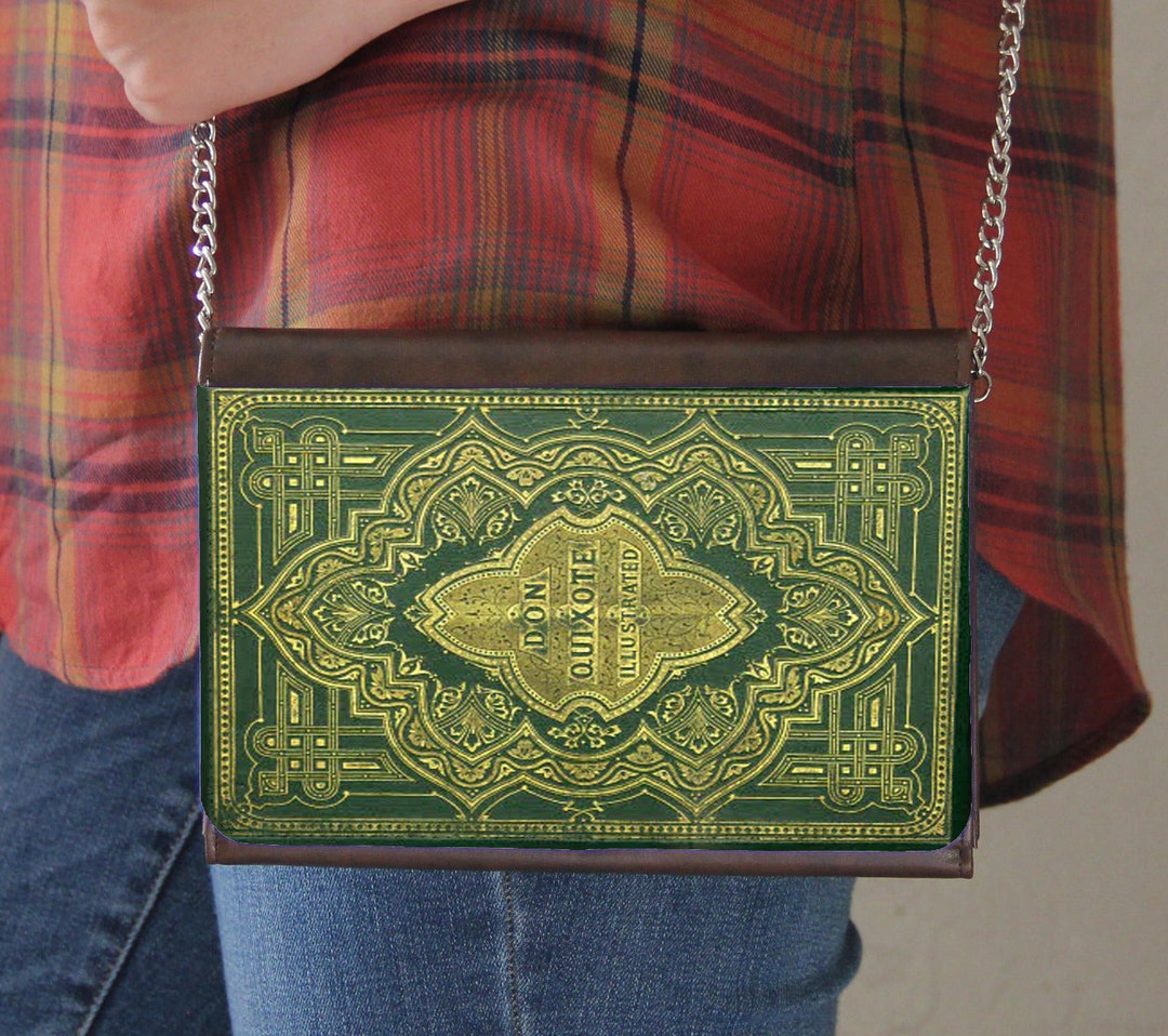 Don Quixote Book Cover Faux Leather Purse Handbag - Etsy