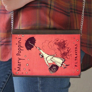 Mary Poppins Book Cover Faux Leather Purse Handbag