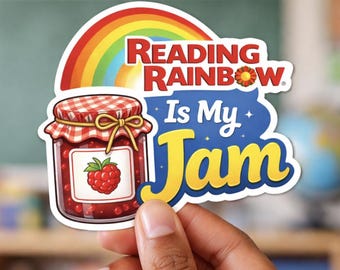 Reading Rainbow Sticker 3"x2.65"