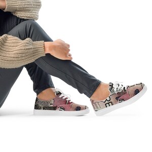 Regeln Damen Schnürschuhe aus Segeltuch