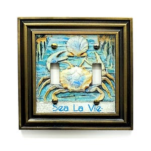 Sea la Vie - Double Toggle Light Switch Cover
