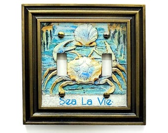 Sea la Vie - Double Toggle Light Switch Cover