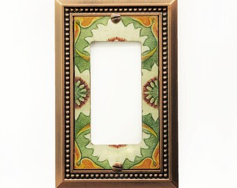 Lotus Pond Rocker Light Switch Plate