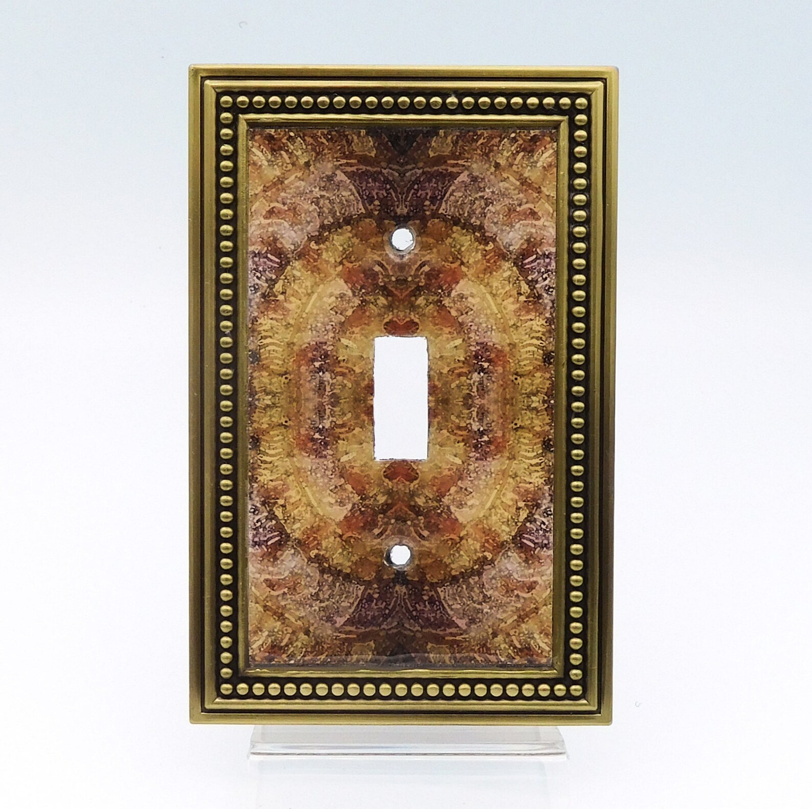 Renaissance Faire Light Switch Cover in Copper or Gold Finish - Etsy