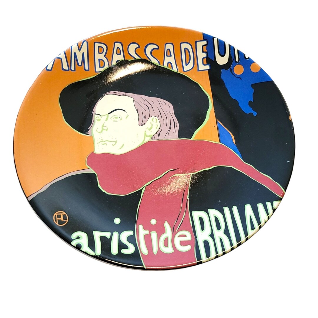 Sango Cabaret Plate Artistide Colorful Man 8