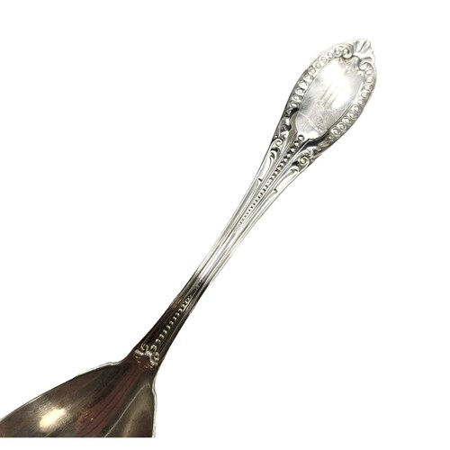 William Gale & shops Son Sterling Silver Berry Spoon Italian 1860 Monogram CR53