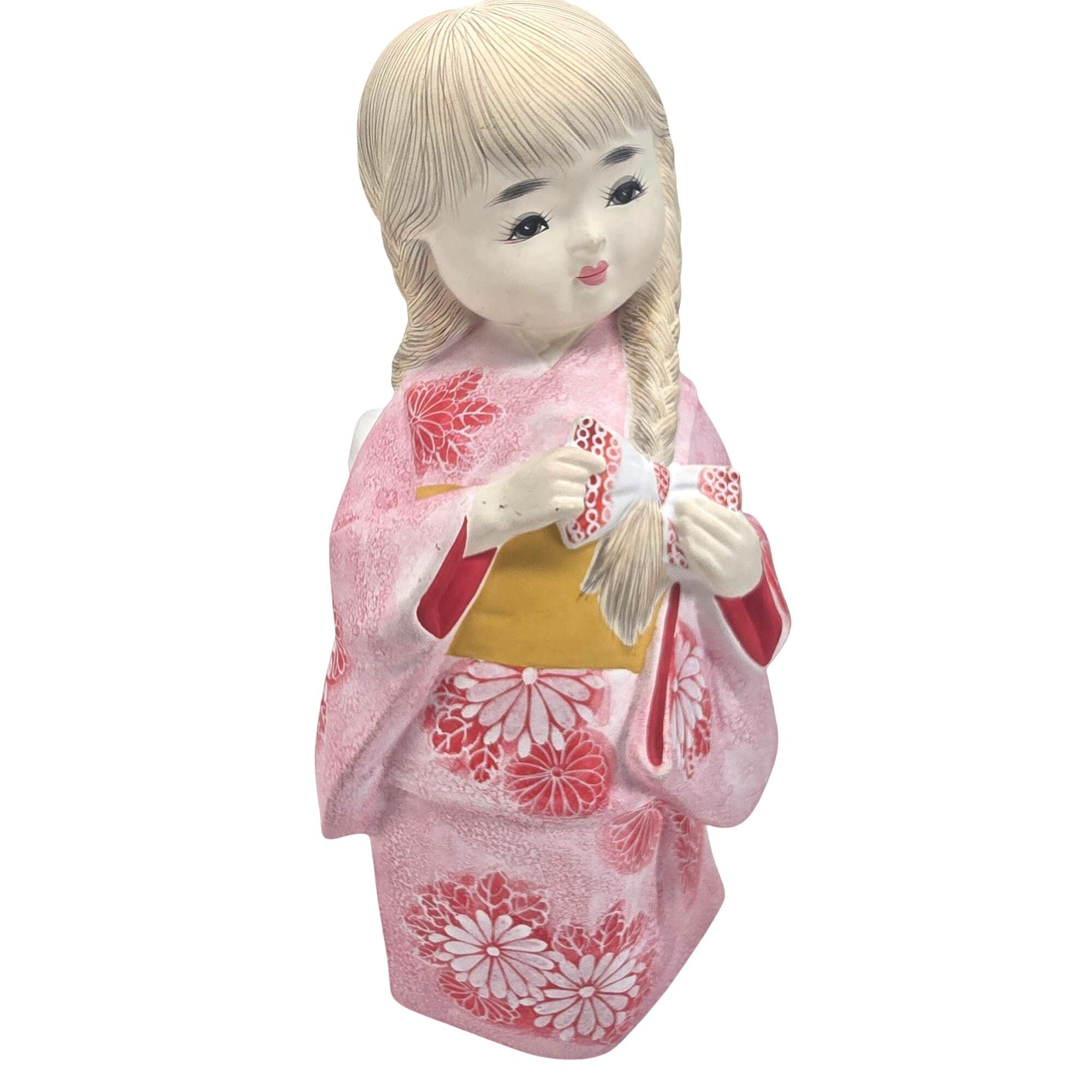 Japanese Vintage Art wall art - 'Woman in Kimono by