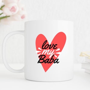 Love My Baba Mug | Father’s Day | Arab Gift | Muslim | Arabic | Father | Baba | Mug