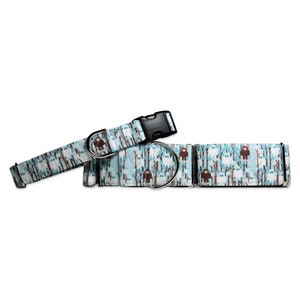 When Your Yeti Suit is in the Cleaners CANVAS Dog Collar (Martingale, Buckle, or Tag)