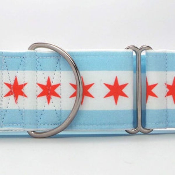 The Windy City CANVAS Pet Collar (Martingale, Buckle, or Tag)