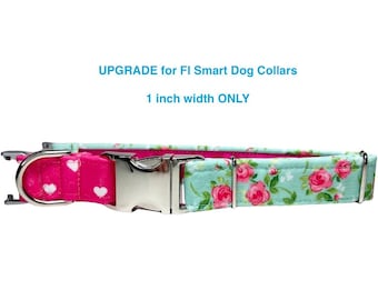 FI  Smart Dog COLLAR UPGRADE Only -  (Choose Any Design 1 inch Buckle for your size and add this upgrade)
