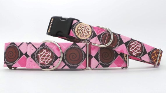 Woof-Sweets Canvas Dog Collar | Martingale, Buckle, Or Tag