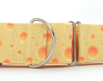 Say Cheese! CANVAS Dog Collar (Martingale, Buckle or Tag)