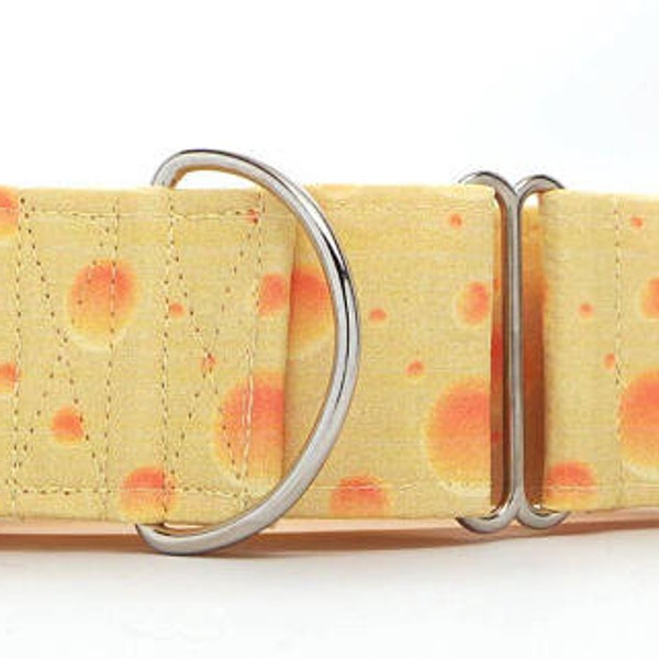 Say Cheese! CANVAS Dog Collar (Martingale, Buckle or Tag)