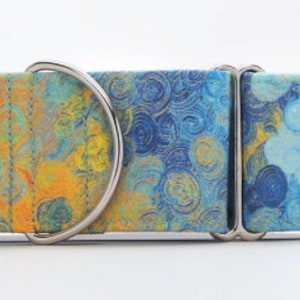 Collar para perro Blue Dreams CANVAS (Martingala, Hebilla o Etiqueta)