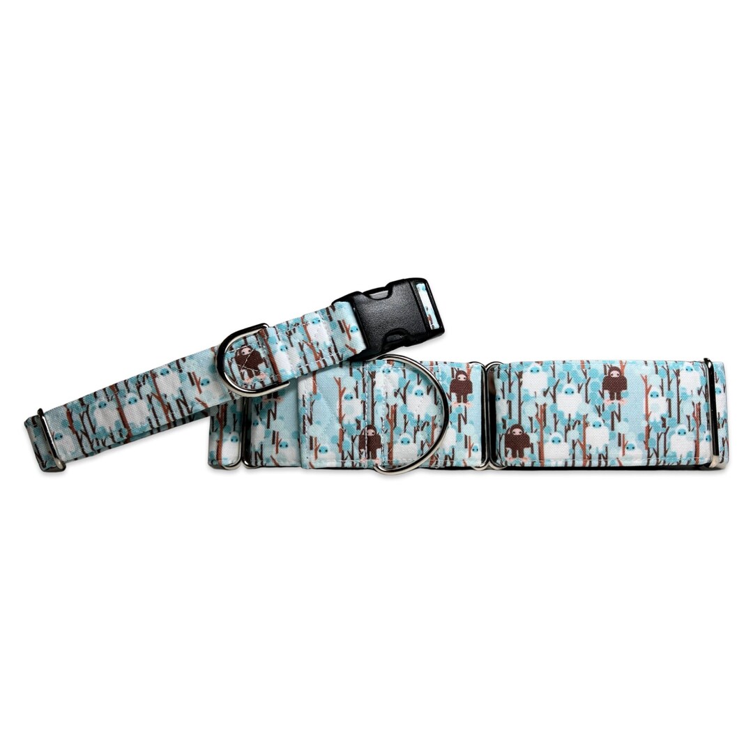 When Your Yeti Suit is in the Cleaners CANVAS Dog Collar martingale