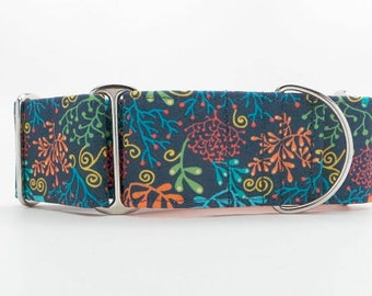 Reef CANVAS Dog Collar (Martingale, Buckle or Tag)