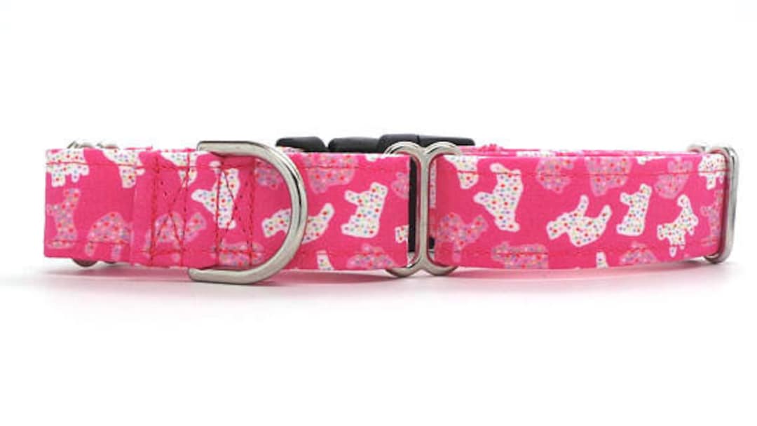 Animal Cookies PINK CANVAS Pet Collar (martingale, Buckle, or Tag) - Etsy