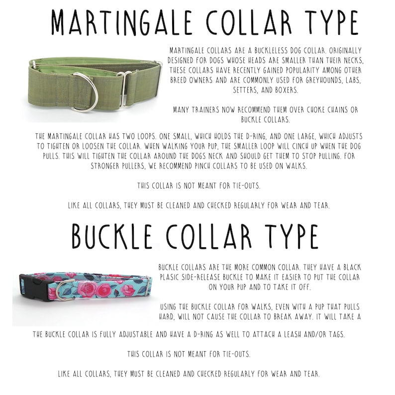 Mermaids Dream CANVAS Pet Collar martingale Buckle or Tag Etsy